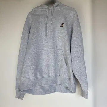 LAKERS 로고 그레이 후드티