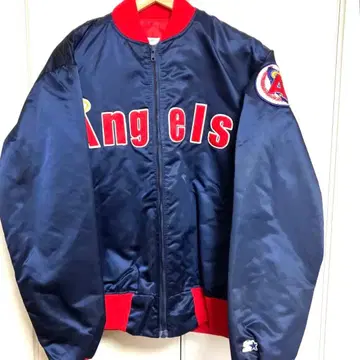 90년대 전반기 MLB 캘리포니아 엔젤스 새틴 점퍼 L 사이즈