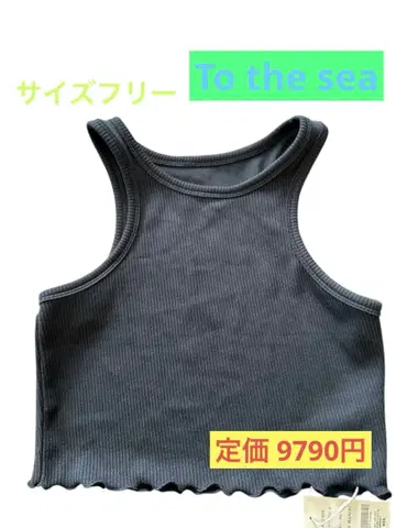 [ 새상품 ] To the sea 슬리브리스 프리 사이즈 블랙