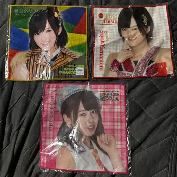 NMB48 야마모토 사야카 야마다 나나 손수건 3종 세트