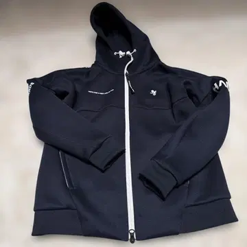 HACHIYARDS 네이비 풀 지퍼 후디