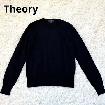 띠어리 워셔블 울 크루넥 스웨터 니트 긴팔 블랙 S