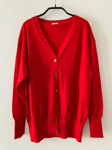 이에나 울 V넥 가디건