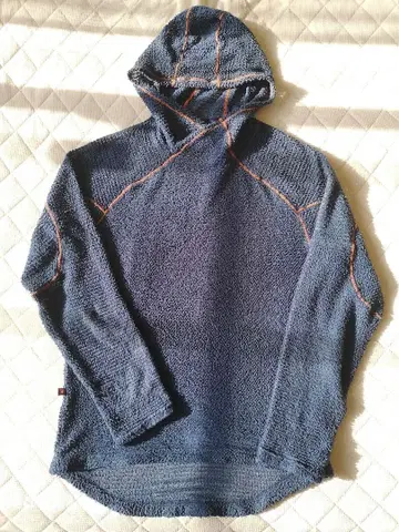 OMM CORE FOODIE 코어 후디 M 사이즈 네이비 x 오렌지