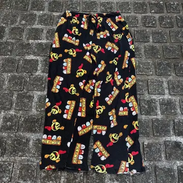 한정판 PAC-MAN 팩맨 올 패턴 파자마 팬츠