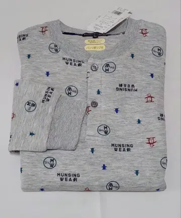 [ 새상품 퀼팅 파자마 ] Munsingwear 파자마 그레이 계열