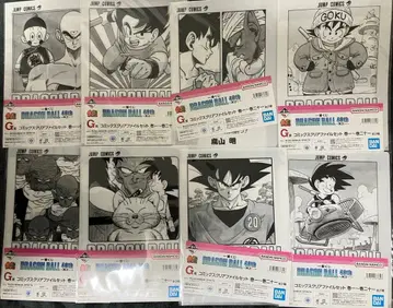 제일복권 드래곤볼 40th G상 클리어 파일 8종 세트