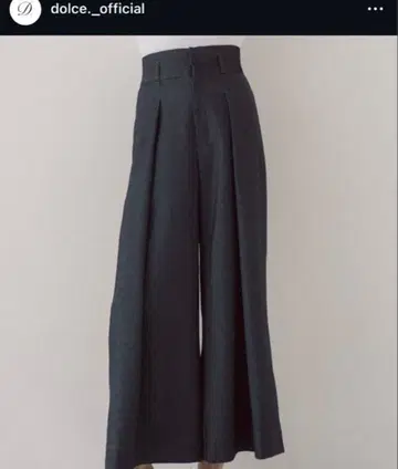 [ 완판템 ] 메종 드 돌체 세존 와이드 팬츠 M 데님 같은 색상