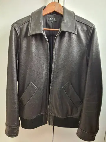 a.p.c moto blouson 모토 블루종 가죽 자켓 s