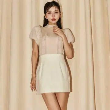 Darich 하이웨스트 커브 타이트 미니 스커트