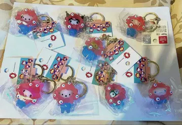 산리오 미야쿠미야쿠 변신 입체 마스코트 클리어 키 홀더 전 7종