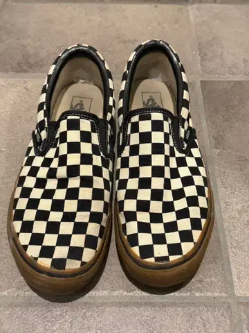 Vans 체크 무늬 슬립온