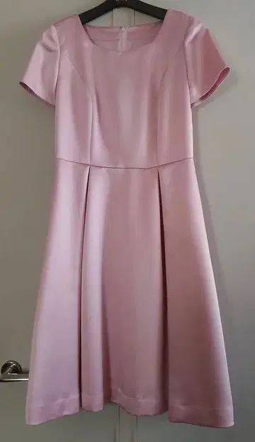 해롯 핑크 반팔 무릎 기장 원피스 사이즈 2