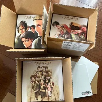 진격의 거인 단행본 수납 박스 3개