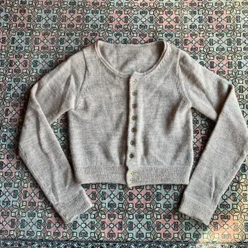 suzukitakayuki 울 알파카 니트 가디건