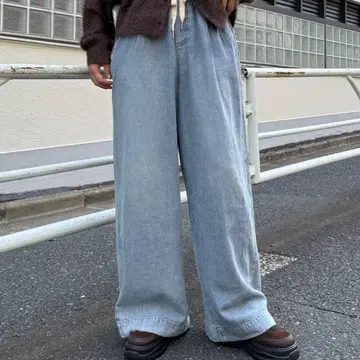 스타일업 부드러운 와이드 이지 팬츠