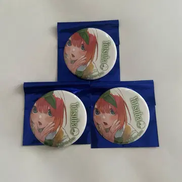 5등분의 신부 GOTO AKIBA Anisugar 캔뱃지 네잎 도넛