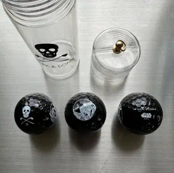 초희귀 [ 마크&로나 ] 골프공 블랙 3개입