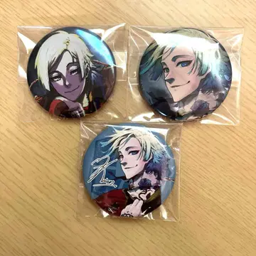 블루 록 전시회 블루 록 특장판 카이저 캔뱃지 3개 세트