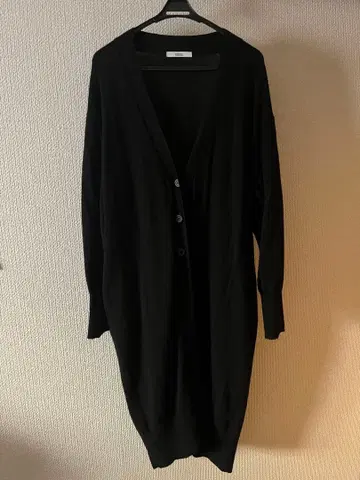 relume 블랙 롱 가디건