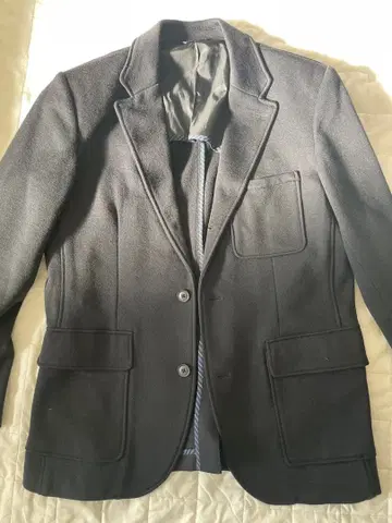 테일러드 자켓 M 블랙 울 혼방