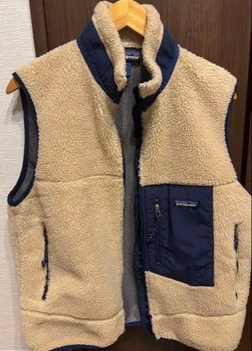 새상품급 Patagonia 레트로X usa 베스트 베이지/네이비