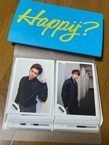 아라시 뉴스레터 파일 & 브로마이드 세트 마츠모토 준 메인 새상품급