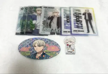 WIND BREAKER 카지 렌 혜택 카드 아크릴 블록 클리어 카드