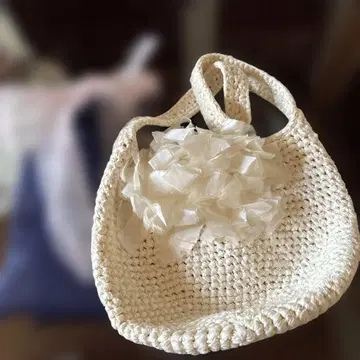 MIKI KAWAMURA 찢은 니트 백 숄더백