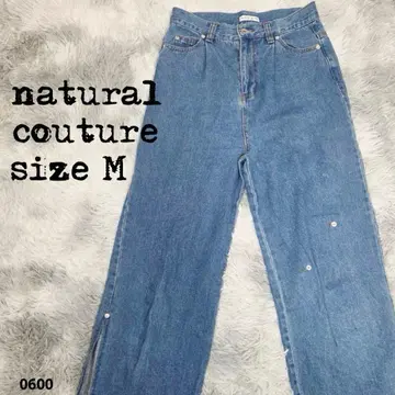 natural couture 내추럴 꾸뛰르 데님 와이드 0600