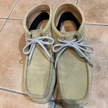 CLARKS BEAMS GORE-TEX 모카신 신발 베이지 26.5