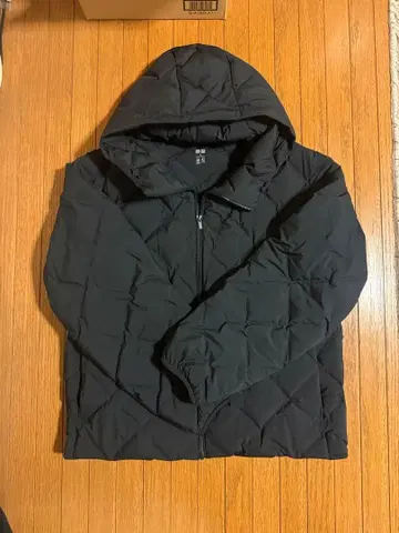 유니클로 퍼프 테크 후드티