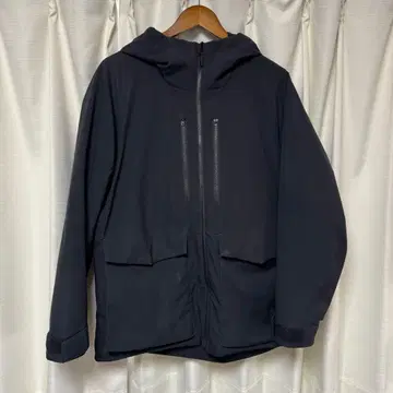 UNIQLO 하이브리드 다운 파카 블랙 다운 자켓 M