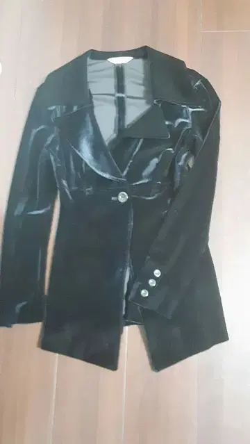 블랙 수트 셋업 벨로아 원단 M 사이즈 벨트 포함