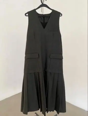 오버롤 스커트 그레이