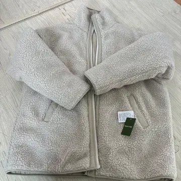 플리스 자켓 사이즈 F 크림색