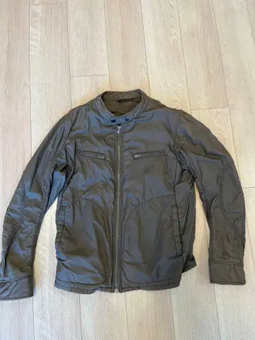 저널 스탠다드 올리브 그린 라이더스풍 블루종