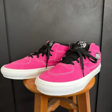 새상품 VANS HALF CAB POPCUSH 하프캡 핑크 28cm