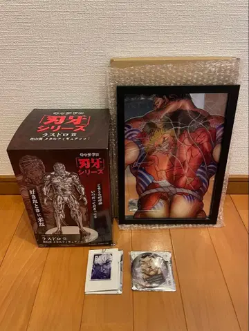 캐릭터 드로잉 복권 바키 카잔 카오루 4종 세트 미개봉 새상품