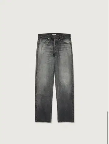 SELVEDGE FADED HEAVY DENIM WIDE PANTS 3