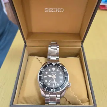 SEIKO 다이버 워치 블랙