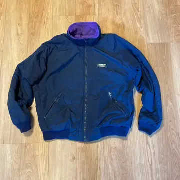 새상품급 80s 엘엘빈 warm up jaket L 네이비