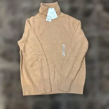 UNIQLO 캐시미어 터틀넥 스웨터 XL 브라운