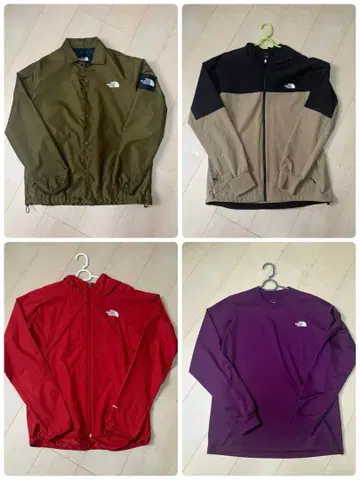 THE NORTH FACE 나일론 자켓 셔츠 세트