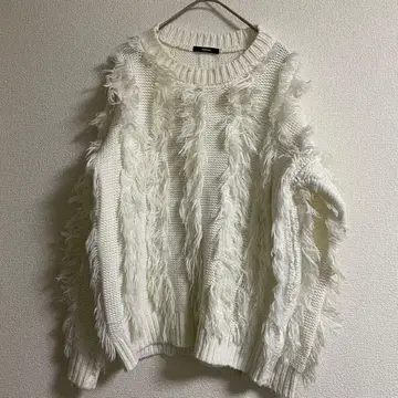 MURUA 니트 스웨터 화이트