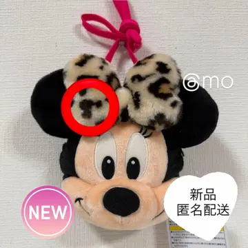 [초레어] 디즈니 숄더백 파우치 레오파드 무늬 미니 숨겨진 미키