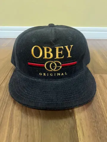 OBEY 코듀로이 캡