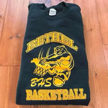 90s USA 빈티지 맨투맨 길단 블랙 XXL