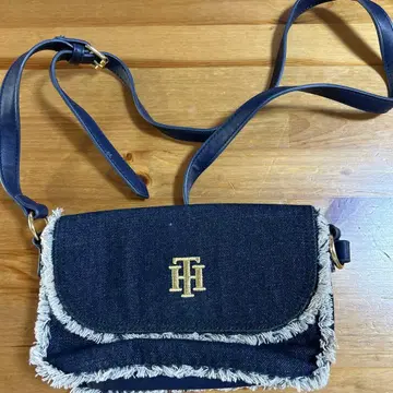 TOMMY HILFIGER 데님 숄더백