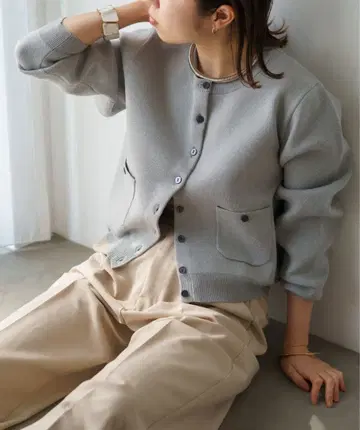 오메카시 맨투맨 라이크 포켓 가디건